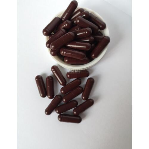 0# 1,000pcs !Coffee-Coffee Colored Vegetable Capsule,HPMC Vegetarian Empty Capsules(closed or seperated capsule available!)
