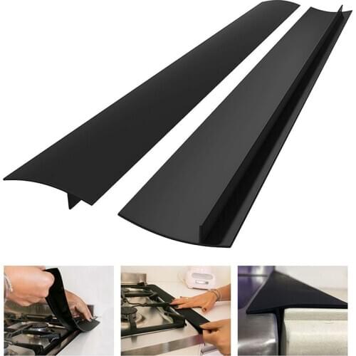 1Pc Kitchen Stove Counter Gap Cover Silicone Heat Resistant Mat Slit Filler Heat Resistant Mat Oil Dust Water Seal Counter