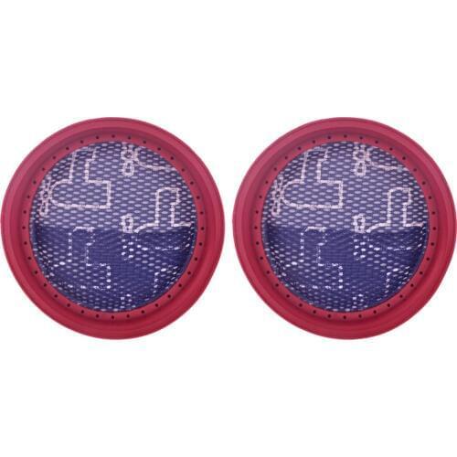 2Pcs For Dibea D18 D008Pro Hand-Held Vacuum Cleaner Round Washable Filter Meshes Filter Vacuum Cleaner Filter