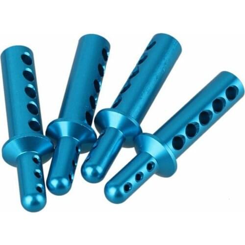 4pcs Aluminum Alloy RC 1:10 Shell Column Body Post Mounts for HSP 108037 188037