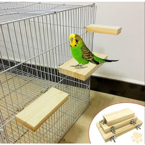 Bird Toys Cage Accessories Parrot springboard Jumping platform 8*15cm HZ1004