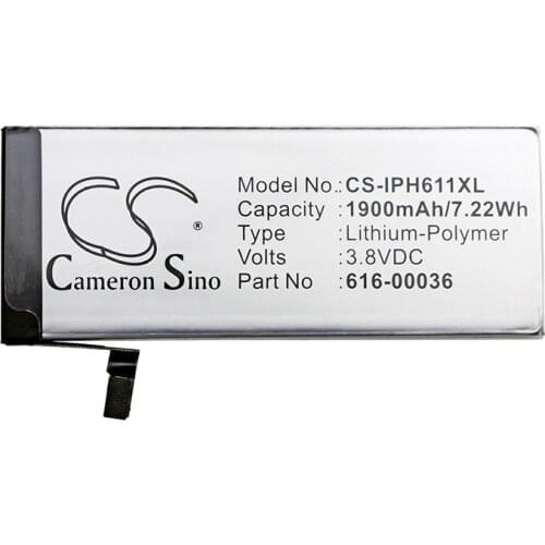 CameronSino for iPhone 6s A1633 A1688 A1691 A1700 616-00036 battery