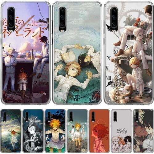 The Promised Neverland Anime Phone Case for Huawei P40 P30 P20 Mate 30 20 10 Pro P10 Lite P Smart Z + 2019 Gift Coque Cover Capa