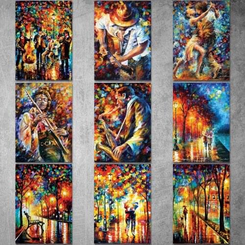 Canvas Painting The Loneliness of Autumn Posters and Prints Wall Art Picture for Living Room Decor No Frame