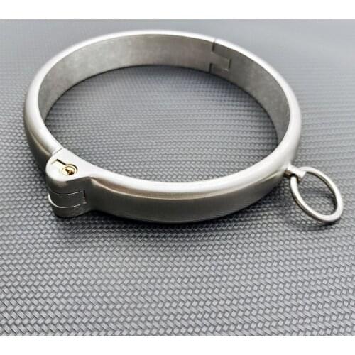 Metal Bondage BDSM Torture Stainless Steel Slave Collar Couple Erotic Sex Games For Adults Restraints Slave Fetish Neck Collars