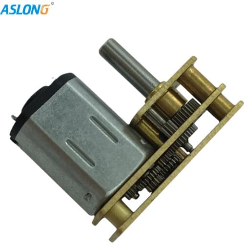N20 6V Mini Micro Metal Gear Motor With Gearwheel Dc Motors Flip Speed Reduction 15Rpm-300Rpm Gearbox Reducer Motor Diy Toy