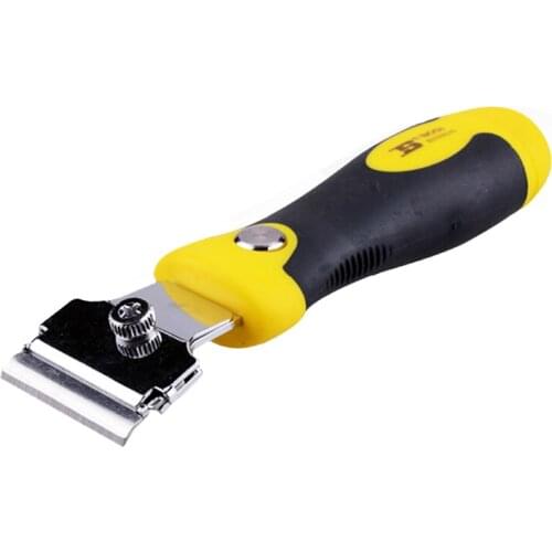 Multi-Purpose Mini Razor Scraper Set With 4pcs Extra Blades Cleaning Tool For Scraping Labels, Decals, Stickers, Caulk, Paint