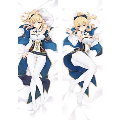 New Game Genshin Impact Jean Dakimakura Fullbody Pillow Case Two-Side Printed Peach Skin Hugging Pillow Cover 150x50cm