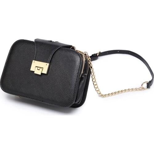 New Mini Handbags Shoulder Strap Messenger Bag Purse Simple Style Crossbody Bags Chain Strap Flap Ladies Fashion Light Handbags