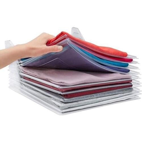 T shirt clothes organizer Closet Storage Travel clothes Organization System TShirt Folding Board Home necessity Organizer