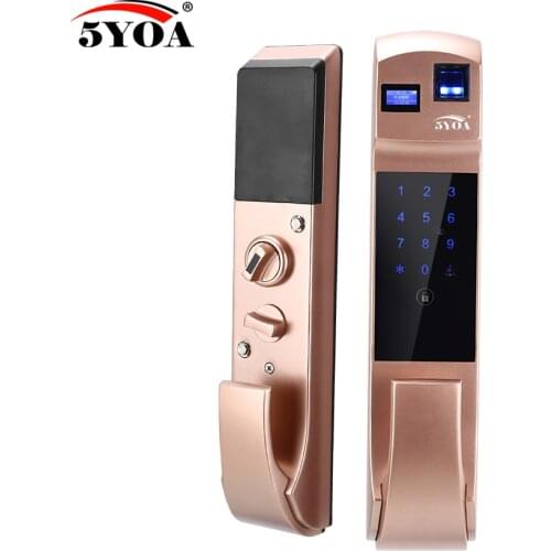 Fully Automatic Fingerprint Lock Password Intelligence Guard Against Theft Household Electronics Pay By Card On Unlockin access