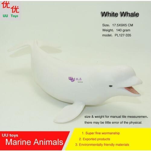 Hot toys Beluga Whale (White Whale) Simulation model Marine Animals Sea Animal kids gift educational props (Rhincodon typus)