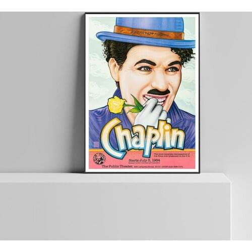 Charles Chaplin Tribute Movie Poster Wall Painting Home Decoration (No Frame)