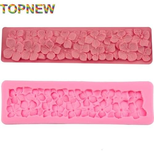 Toe New 3D Four Leaf Clover Various Flowers fondant silicone Molds cake Sugarcraft decorating tools Moulds C3033