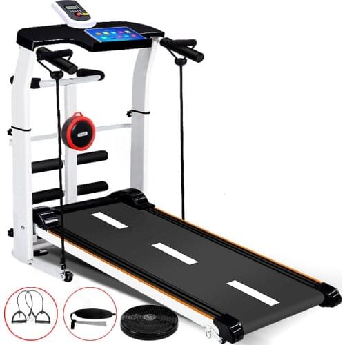 Home Foldable Treadmill Running Machine Shock Absorbing Treadmill Exercise Fitness Equipment Wriggled Machine Supine Board 401