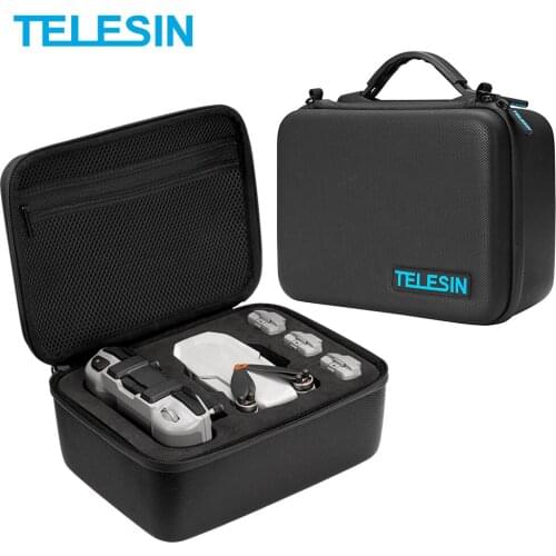TELESIN Remote Control Drone Body Storage Bag With Shoulder Strap Protector Carrying Case for DJI Mini Mini2 Mini SE Accessories