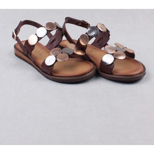 Women Sandals Brown Casual Street Style 2021 Summer Season