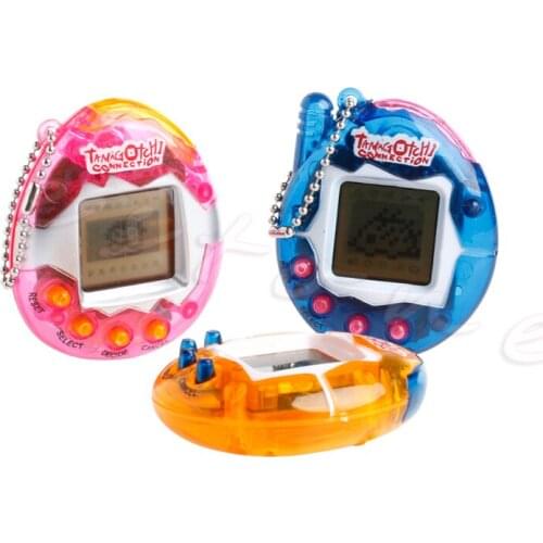 1Pc 90S Nostalgic 49Pets Virtual Cyber Pet Game Child Toy Key Tamagotchi Buckles