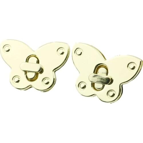 10 Pieces Luggage hardware accessories mortise Twist lock bag hardware DIY leather metal locks