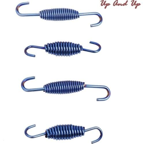 2PCS 55/68mm Exhaust Muffler Mounting Silencer Link Pipe Springs Hook Hanger Scooter Accessories Motorcycle Fully Rotatable