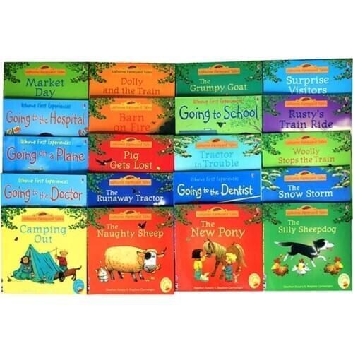 20pcs/set Usborne Farmyard Tales Books in English Children Famous Education English Story Book