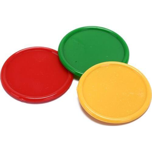 68pcs 3.2cm Plastic Bingo Chips For Classroom And Bingo Games Mixed Color