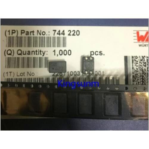 Free shipping 10pcs 744220 WE-SL2 2X4.7MH 0.5A 500VAC 80V 9.2X6X5MM SMD common mode inductors