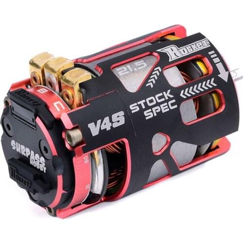 Rocket Surpass Hobby 540 V4S Brushless Electric Motor 3.5/5.5/8.5/10.5/21.5T For 1/10 1/12 F1 Competition Racing RC Drift Car