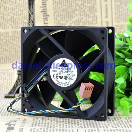 Delta AFC0912DF U7581 12V 1.43A 90329CM 4-wire PWM fan