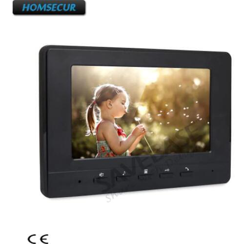 HOMSECUR 7" Color Indoor Monitor with Mude Mode XM707-B for Video Door Phone Intercom System