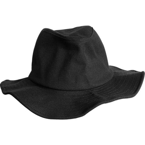 Owen Seak Men Cap Gothic Autume Casual Women High Street Black Bucket Fisherman Hat