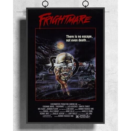 L497 FRIGHTMARE Movie Horror Rare 1983 VHS Silk Fabric Poster Art Decor Indoor Painting Gift