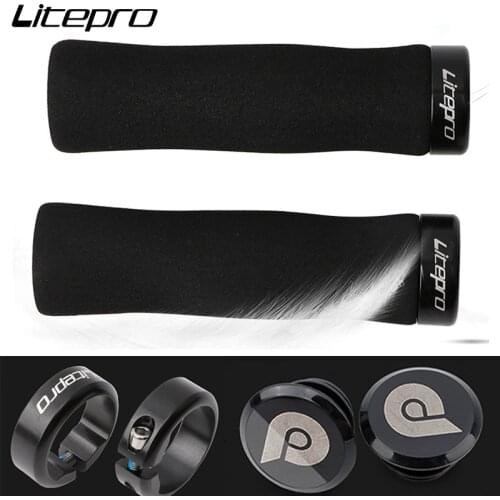 Litepro Bicycle mtb Grips Bike Grip Ultralight Handlebar grips Bicycle Locking Sponge Hand Grip Anti-Skid Bike Accessories