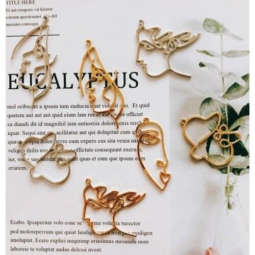 Copper beads for jewelry making pendant diy material earrings jewelry findings line eardrop accessories handmade