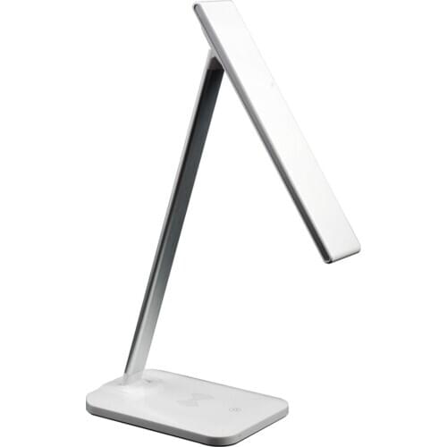 QI Wireless Charging LED Table Desk Lamps 25pc LEDS USB Port Reading Lamps Brightness Adjustable Eye-protect 4 Modes Table Lamps