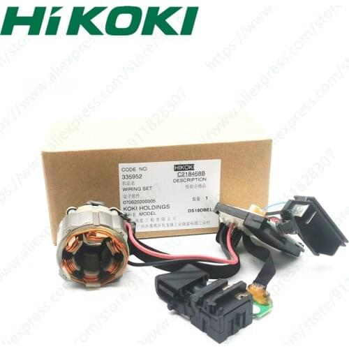 Genuine WIRING SET Stator switch assembly for HIKOKI DV18DBFL DV18DBEL DS18DBEL 335952 Cordless Impact Driver Drill Parts