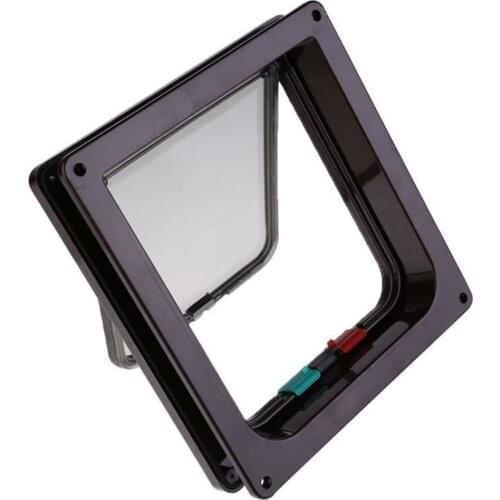 Pet Cat And Dog Door Opening Easy To Install In And Out Direction Pet Adjustment Door Intimate Design Door