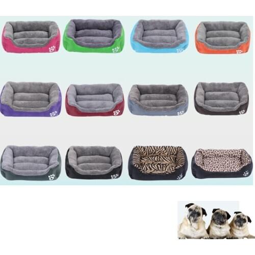 Pet Bed Warm Pet bed linen For Small Medium Large Dog Soft Pet Bed For Dogs Washable House For Cat Puppy Cotton Kennel Wash