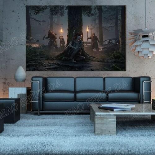 The Last of Us Game Poster Print Zombie Survival Horror Action HD Poster Canvas Painting Modern Home Decor for Wall Art Prints