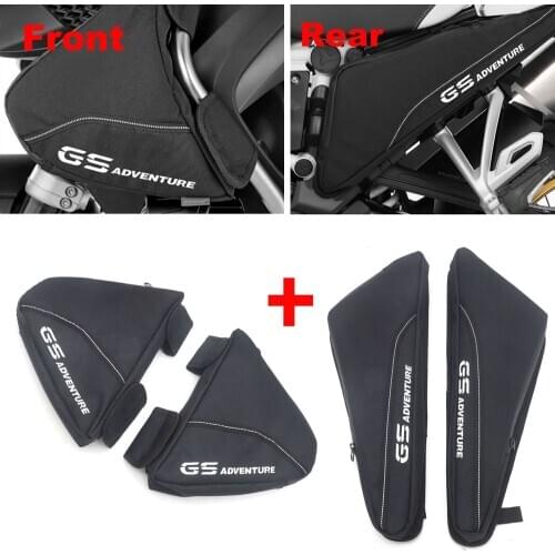 Front and rear Motorcycle Repair Tool Placement Bag Frame Triple-cornered Package Toolbox For BMW R1200GS ADV 2014-2017