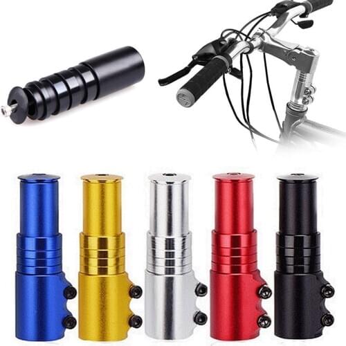 Bike Handlebar Stem Riser Up Fork Extender Extension Heads Up Bicycle Adaptor Durable MTB Mountain Stem Bike Front Fork Higher