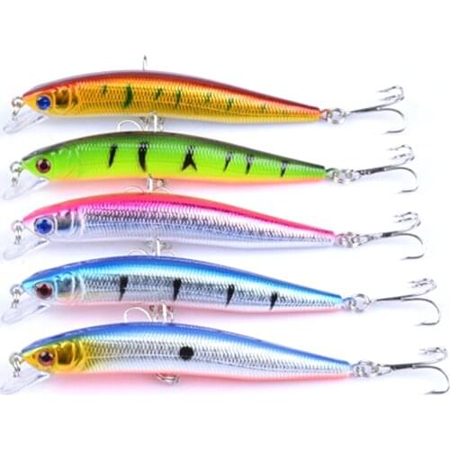 5pcs Minnow Wobbler For Fishing Lure Set Hard Crankbait Kit Carp Bass Trolling Jig Artificial Bait Fishing Tackle Accessories