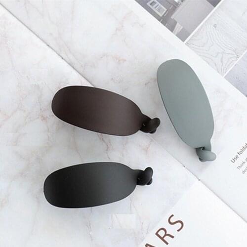 Women Girls Frosted Ponytail Clips Pure Color Banana Clips Grabs Strong Grip Hair Clips Hair Accessories for Daily and Face