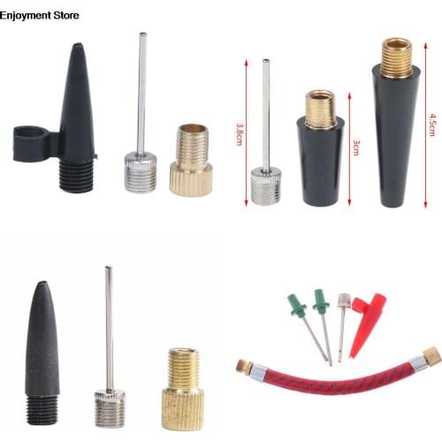 1 Set Inflating Needle Kits Needle Hose Sports Ball Basketball Football Volleyball Bike Tire Tube Inflator Kit Air Pump Tool