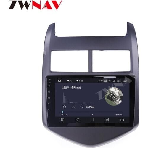 ZWNAV Android 10.0 9" Car GPS Multimedia Player For Chevrolet AVEO 2010 2011 2012 2013 navigation Stereo Support DVR SWC