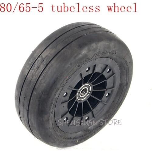 DIY Go-kart wheels 80/60-5 tubeless tire vacuum tyre and wheel hub fit for Electric Four-Wheel motorcycle electric scooter whee