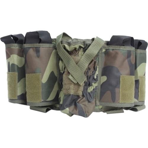 GREAT Paintball 4+1 Vertical Harness Battle Pack Can Load 4 Pods And 1 HPA Tank