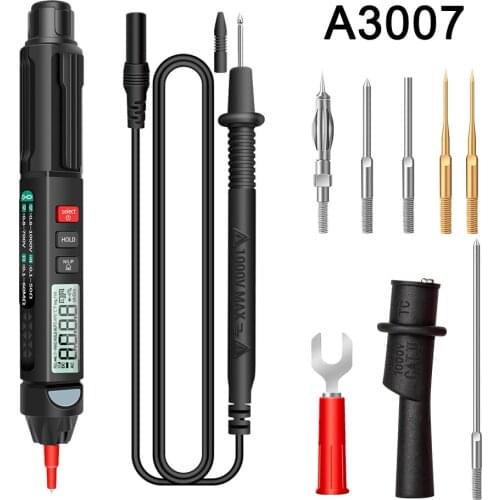 A3007 A3008 Digital Multimeter 6000 Counts NonContact Auto Intelligent Sensor Pen Tester Professional Multimeter Voltage Meter