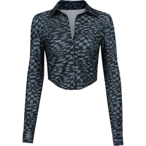 Блузки с принтом IEGXFASHION China At AliExpress