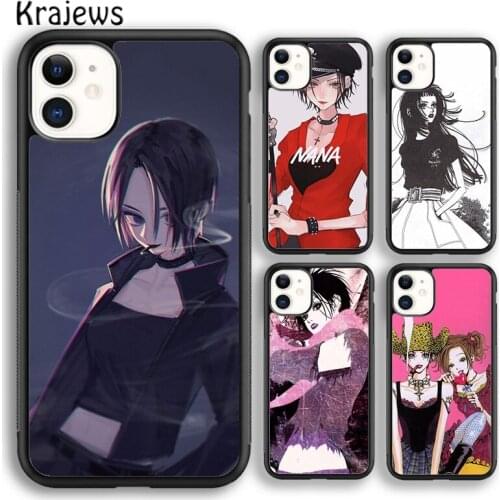 Krajews Anime Nana Soft Phone Case Cover For iPhone 5 SE 6s 7 8 plus X XR XS 11 12 pro max Samsung Galaxy S8 S9 S10